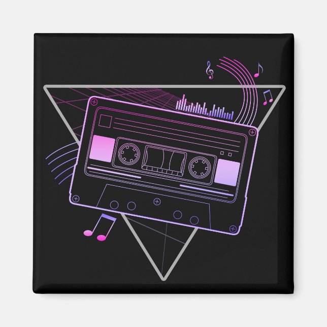 Aimant Mélange rétro (Devant)