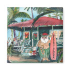 Mele Kalikimaka Père Noël Carré de Noël