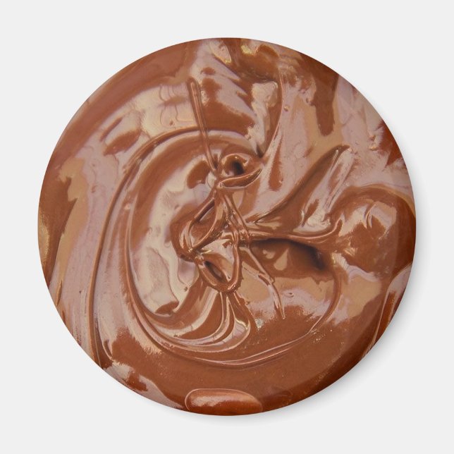 Aimant Melted chocolate texture (Devant)