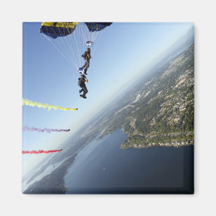 Aimant Membres de l'équipe de parachutistes de la marine 