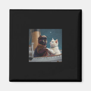 Aimant Mème de chat drôle de film Titanic Rms bateau de c