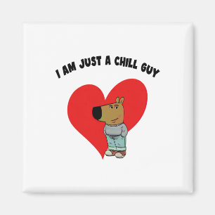 Aimant Mème drôle Je suis juste un mec cool Saint-Valenti