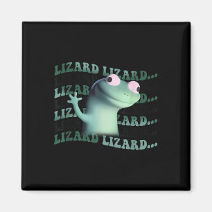 Aimant Mème Drôle Weirdcore Animal Femmes Hommes Lizard L