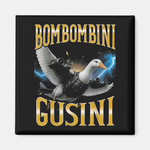 Aimant Mème surréaliste italien Brainrot Bombombini Gusin