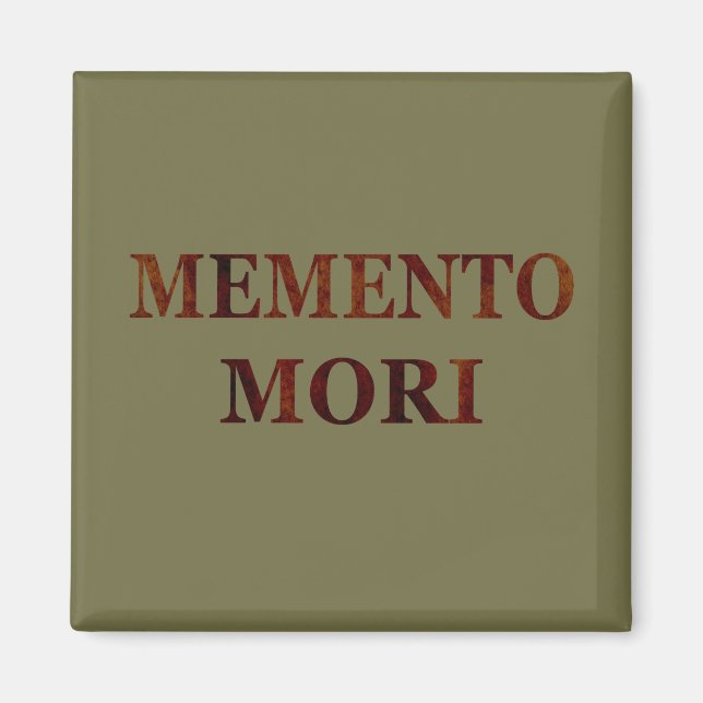 Aimant Memento mori (Devant)
