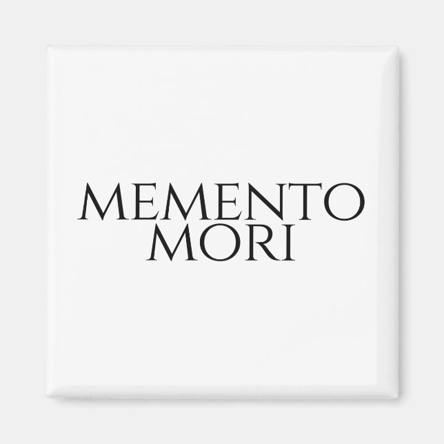 Aimant Memento Mori (Devant)