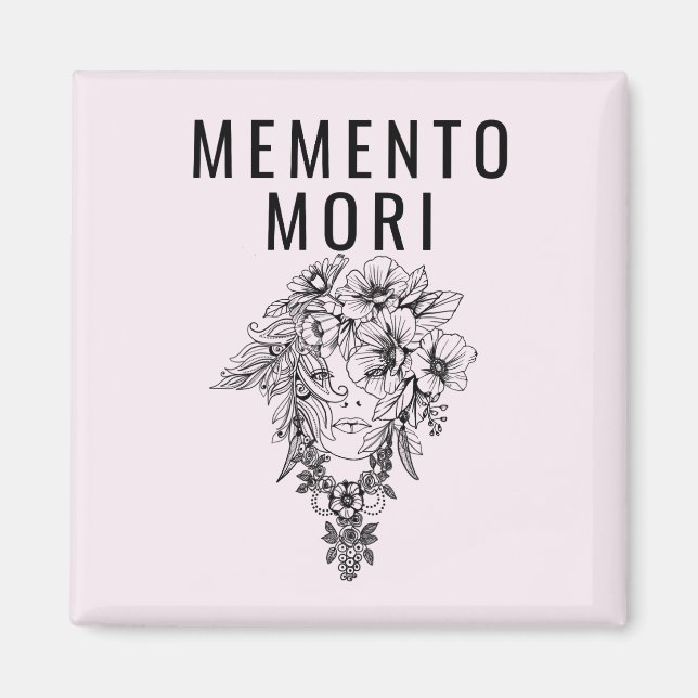 Aimant Memento Mori, stoïcisme, Marcus Aurelius (Devant)