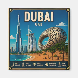 Aimant 🧲 Mémoire de voyage à Dubaï Émirats arabes unis �