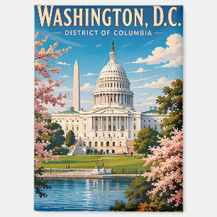 Aimant 🏛️ Mémoire de voyage du Capitole de Washington DC