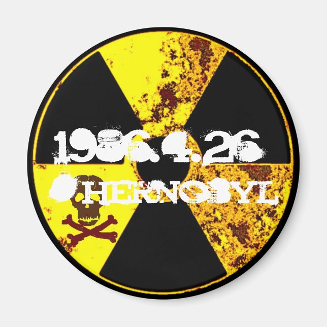 Aimant Mémorial anti-nucléaire de Tchernobyl (Devant)