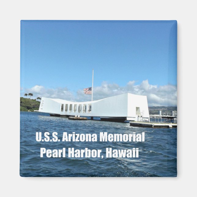 Aimant Mémorial de l'Arizona des États-Unis (Devant)