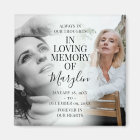 Mémorial élégant avant et après conservation de ph