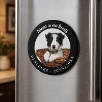 Mémorial pour chien à jamais dans nos cœurs Noir