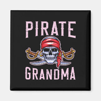 Aimant Mens pirate grandma grandmother granny pirate