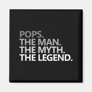 Aimant Mens POPS L'HOMME LE MYTHE LA LÉGENDE Fête des pèr