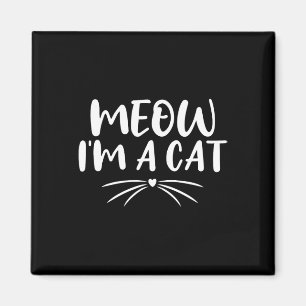 Aimant Meow I'm A Cat Funny Halloween Costume Couples 202
