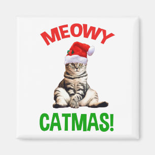 Aimant Meowy Catmas !