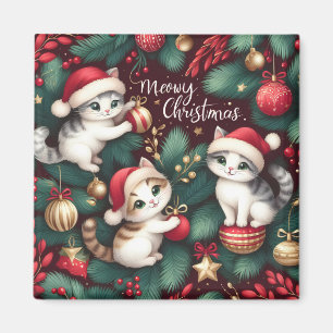 Aimant Meowy Christmas -