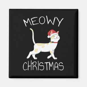 Aimant Meowy Christmas - Funny Christmas 2022