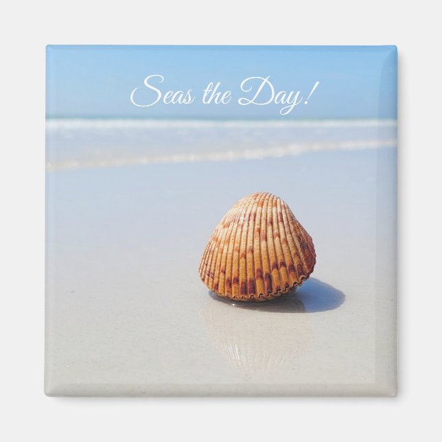Aimant Mer le coquillage de la plage Day (Devant)