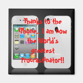 Aimant Merci à l'iPhone...Je suis maintenant le Monde