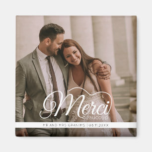 Aimant Merci Beaucoup Mariage Photo Favoriser