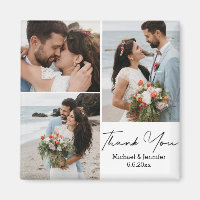 merci, collage de mariage avec 3 photos minimum