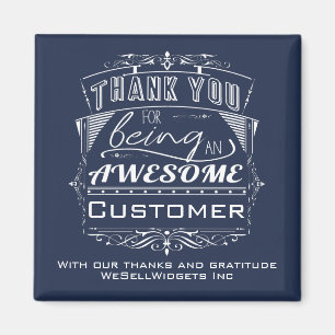 Aimant Merci d'appréciation client