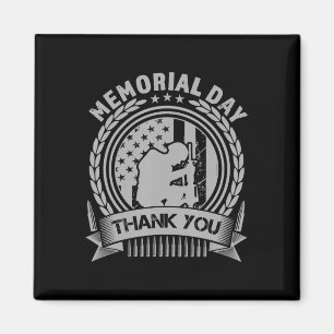 Aimant Merci De La Journée Du Mémorial En L'Honneur De Ce