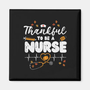 Aimant Merci D'Être Une Infirmière Thanksgiving Scrub Top
