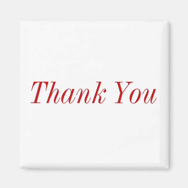 Aimant Merci magnétique (Devant)