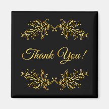 Merci Or Effet sur Noir Merci