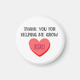 Aimant Merci Pour M'Aider À Cultiver Enseignant