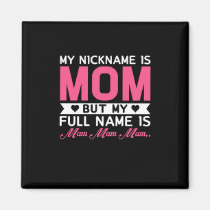 Aimant Mère Art Mon Surnom Est Maman