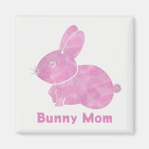Aimant Mère Bunny de coupe de bois