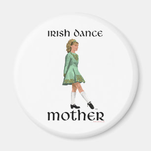 Aimant Mère de danse step Irlandaise - Vert