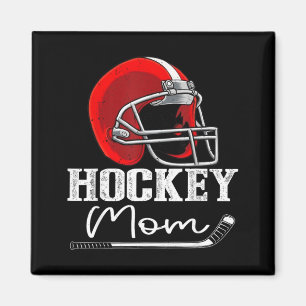 Aimant Mère de hockey Mère de joueur de hockey drôle