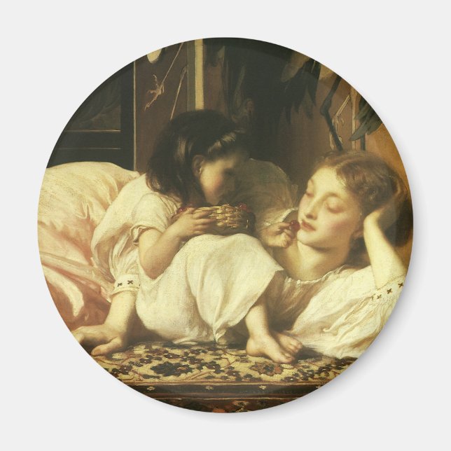 Aimant Mère et Enfant (alias Cerises) par Lord Leighton (Devant)