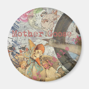 Aimant Mère Goose Nursery Rhyme Fairy Tale