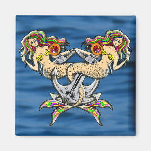 Aimant Mermaids - Design nautique pour les amoureux des o