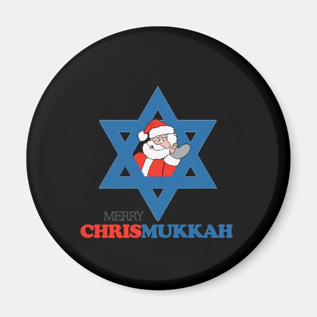Aimant Merry Chrismukkah - (Devant)