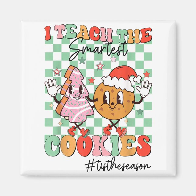 Aimant Merry Christmas I Teach The Smartest Cookies Teach (Devant)