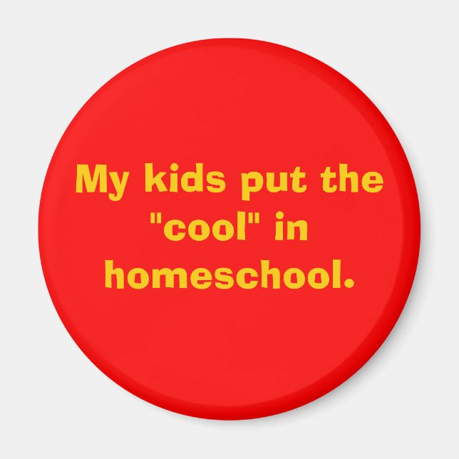 Aimant Mes enfants ont mis le "cool" à l'école maternelle (Devant)