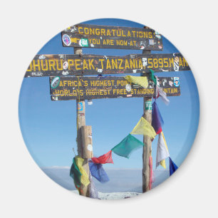 Aimant Message sur le Sommet du Kilimandjaro kenya