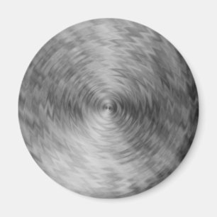 Aimant Métal brossé Acier argenté Métallique Abstrait