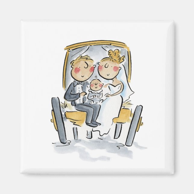 Aimant Mettre la charrue avant les boeufs (Devant)