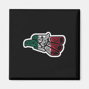 Aimant Mexique Drapeau Mexicain Vintage Fierté Hecho En M
