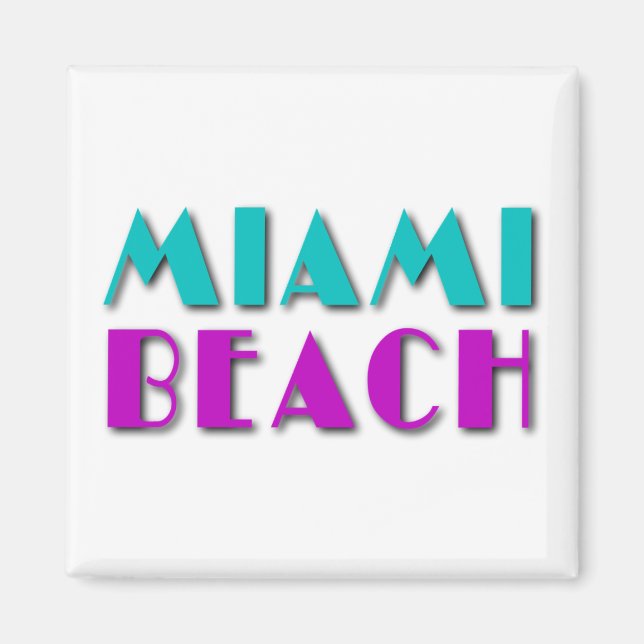 Aimant Miami Beach (Devant)