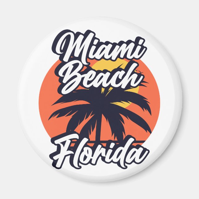 Aimant Miami Beach, Floride (Devant)