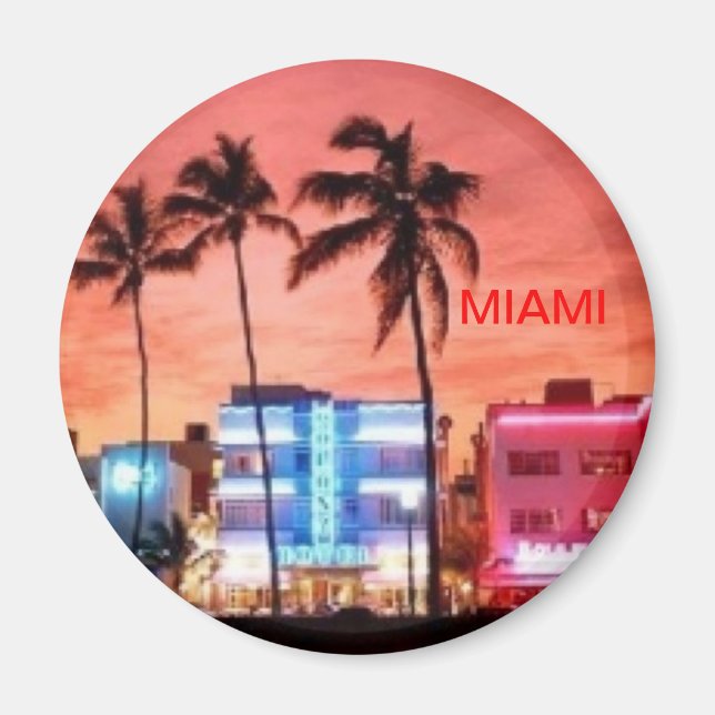 Aimant Miami Beach, Floride (Devant)